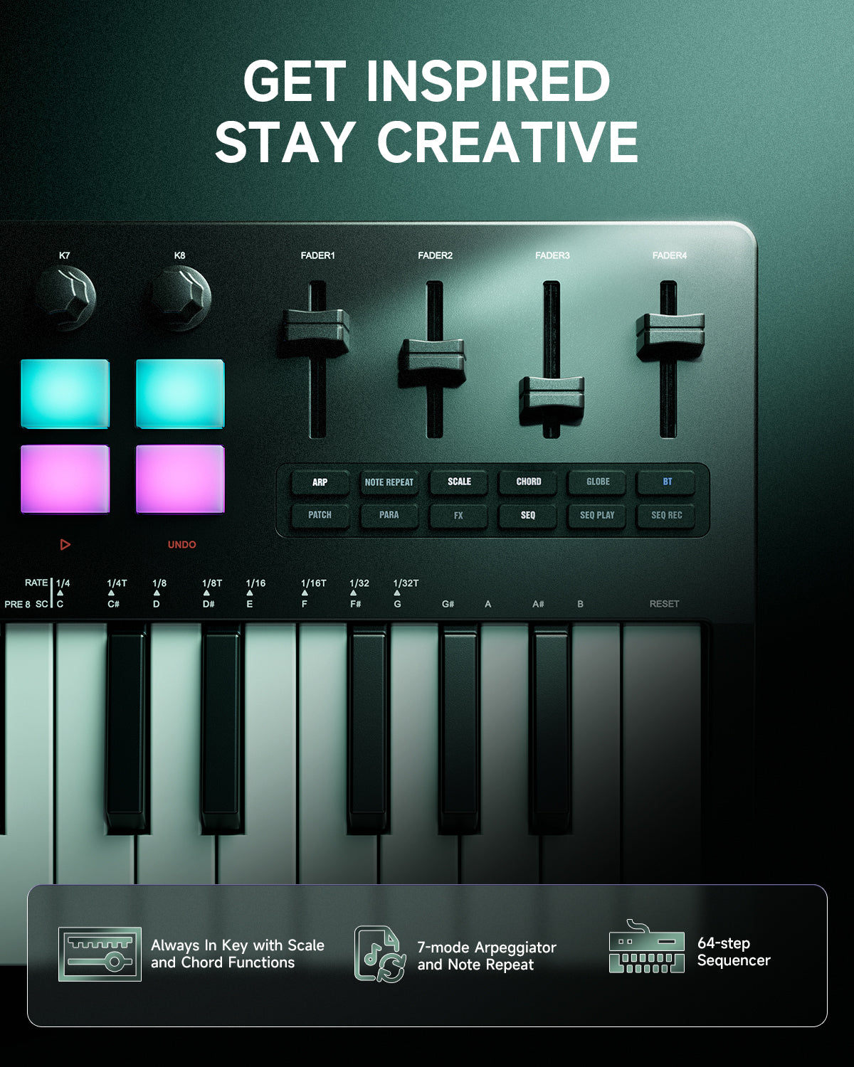 Donner Starrykey-37 Play Midi Controller