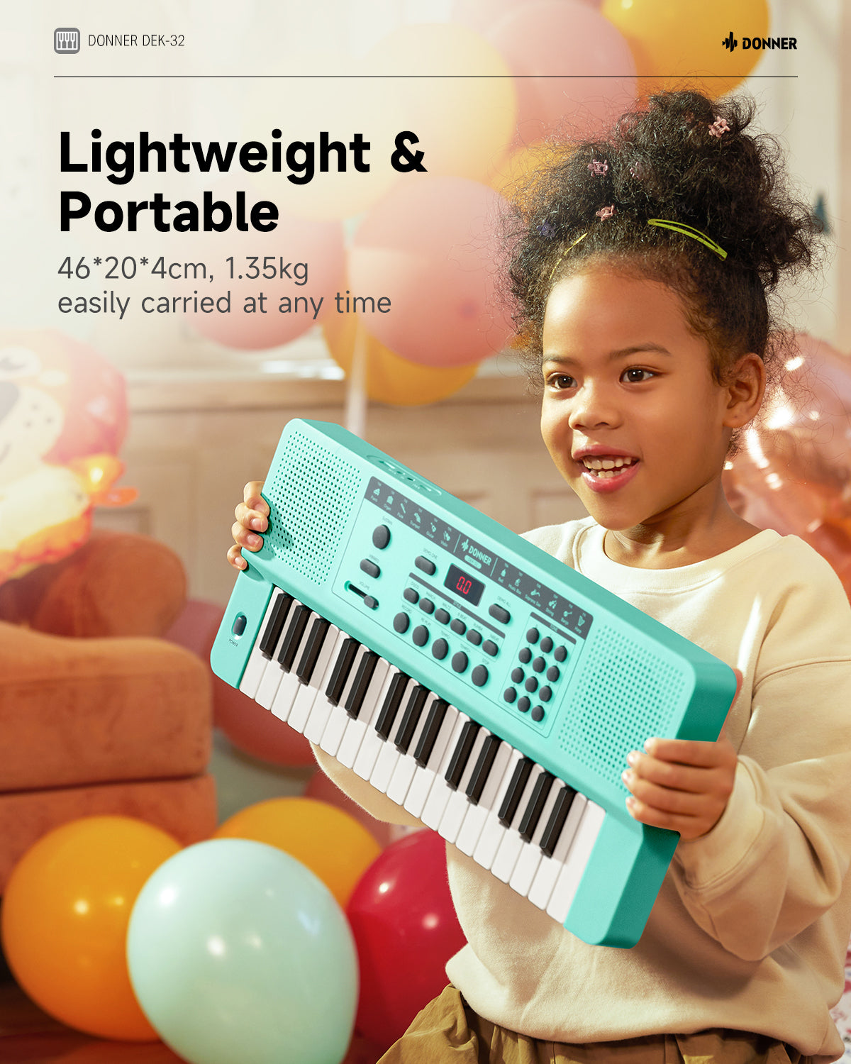 Donner DEK-32 32 keys Electronic Keyboard
