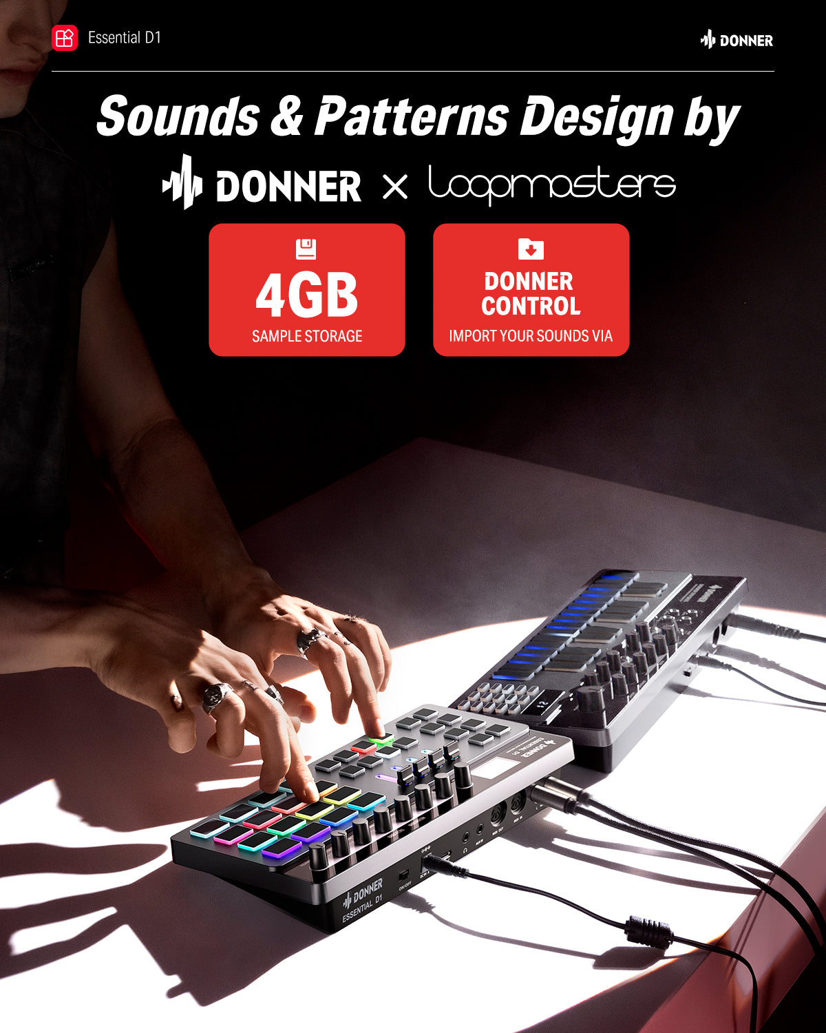 Donner Essential D1 Digital Drum Machine Success