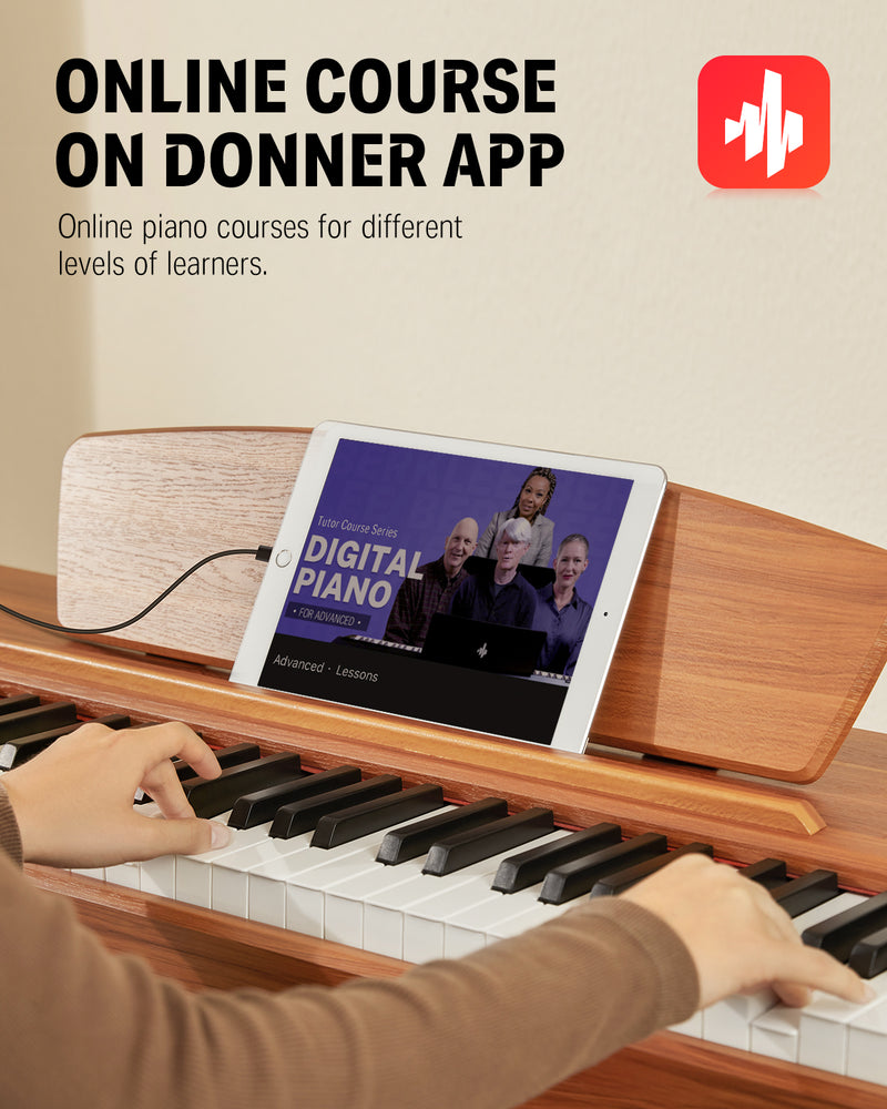 Donner Wooden Style Piano