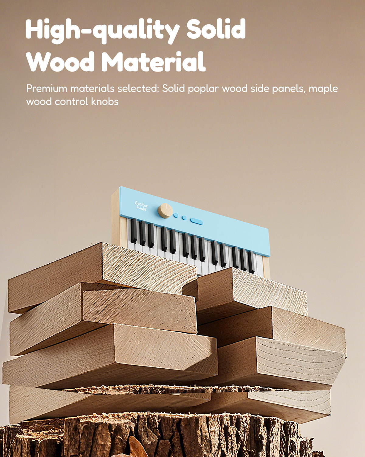 Eastar KIDO V-10 Electronic Keyboard for Children 32 Keys-Blue##