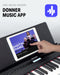 Donner DEP-20 Portable Keyboard Piano 88-Key Weighted with Sustain Pedal