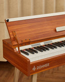 Products Donner DDP-80 PLUS 88 Key Weighted Wooden Upright Digital Piano with Piano Lid 3-Pedal