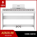 Donner DDP-95 Beginners Digital Piano 88 Key Weighted Upright Digital Piano Multi-functional Piano White