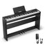 Donner DEP-16S Black Digital Electric 88-Key Weighted Steel with Stand