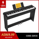 Donner DEP-20 Portable Keyboard Piano 88-Key Weighted with Stand