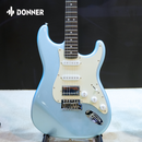 Donner DST-152 39 Inches Electric Guitar Kit HSS Pickup Coil Split Solid Body Electric Guitar with Amp/Bag/Accessories donner music au 