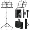 Donner DMS-2 Music Stand for Sheet Music with 2 Carrying Bag, Portable Folding Wire Music Stand Holder