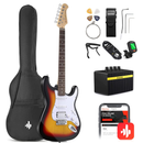 Donner DST-100 Solid Body S-S-H Pickups Electric Guitar Kit with Amplifier