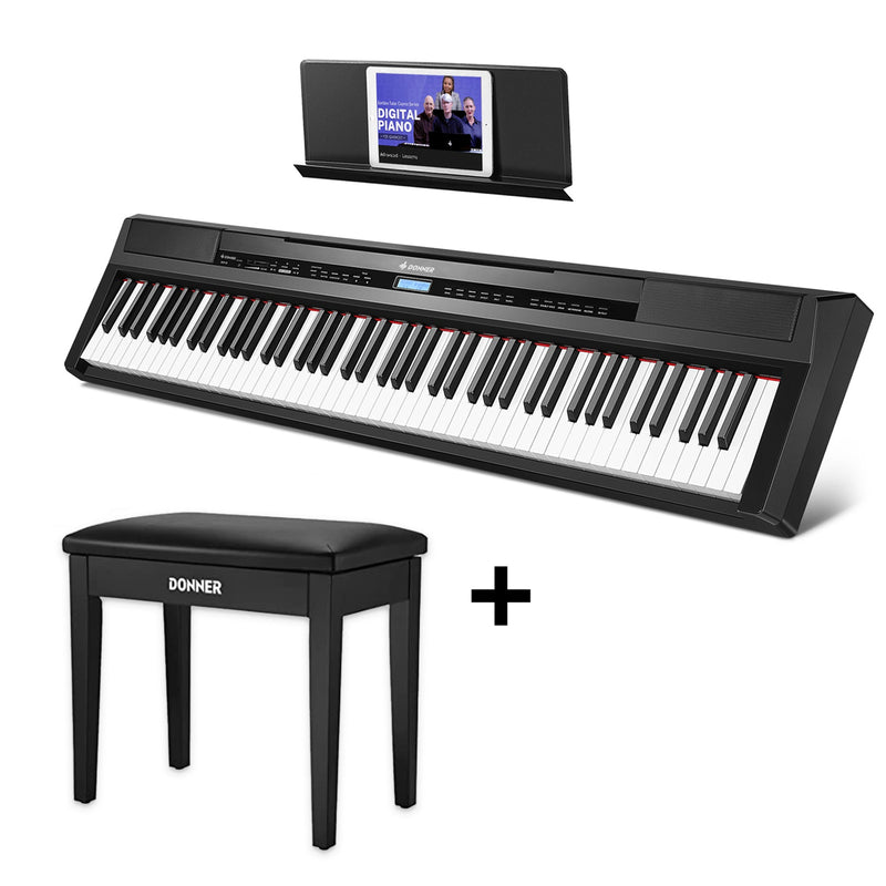Donner DEP-20 Portable Keyboard Piano 88-Key Weighted with Sustain Pedal