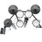 Donner DED-500 PRO Electronic Drum Set with Industry Standard Mesh Heads, Moving HiHat, and Included BD Pedal for Optimal Performance and Feel Plus USB Professional Studio Integration