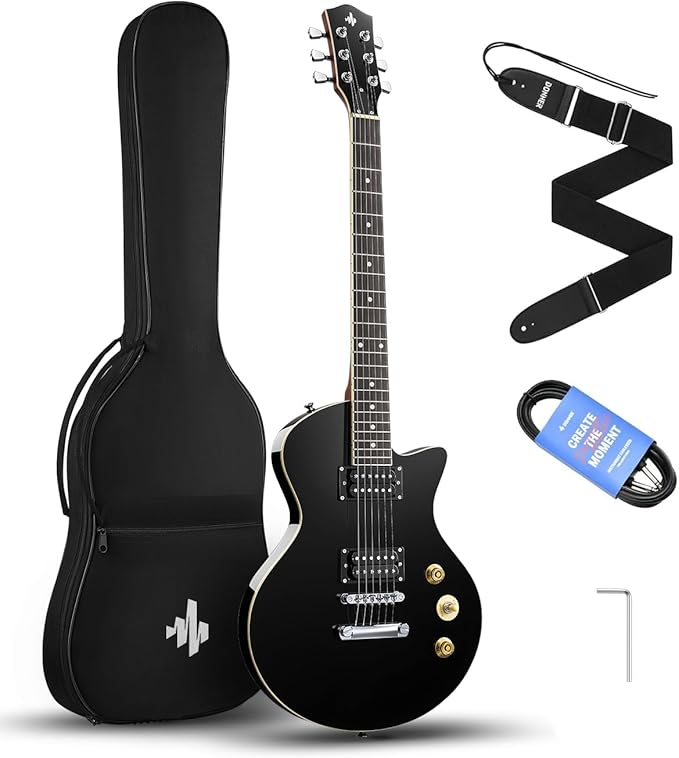 Donner DSC-128 39" Electric Guitar-Black##