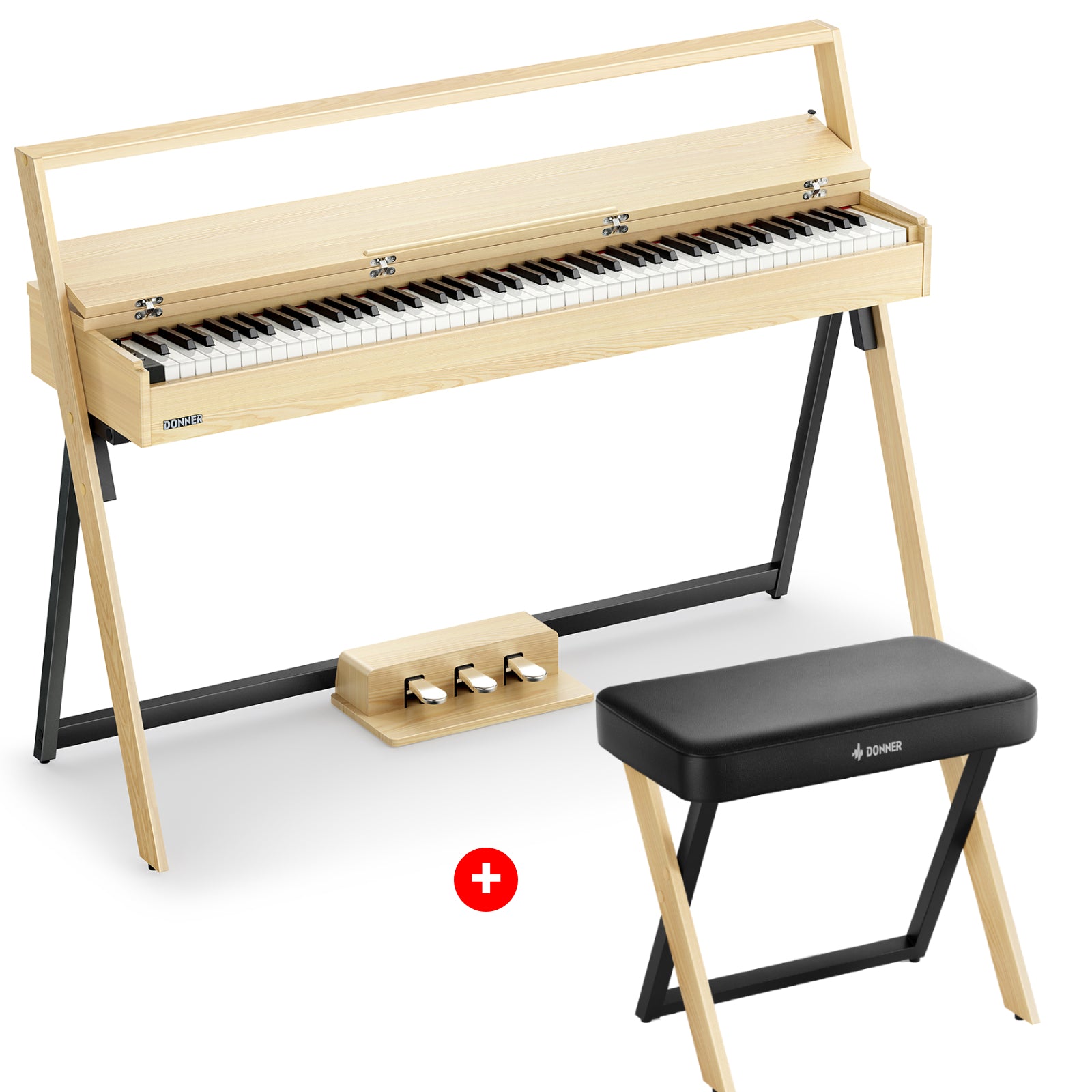 Donner OURA™ R300 Hammer Action Rustic Digital Piano
