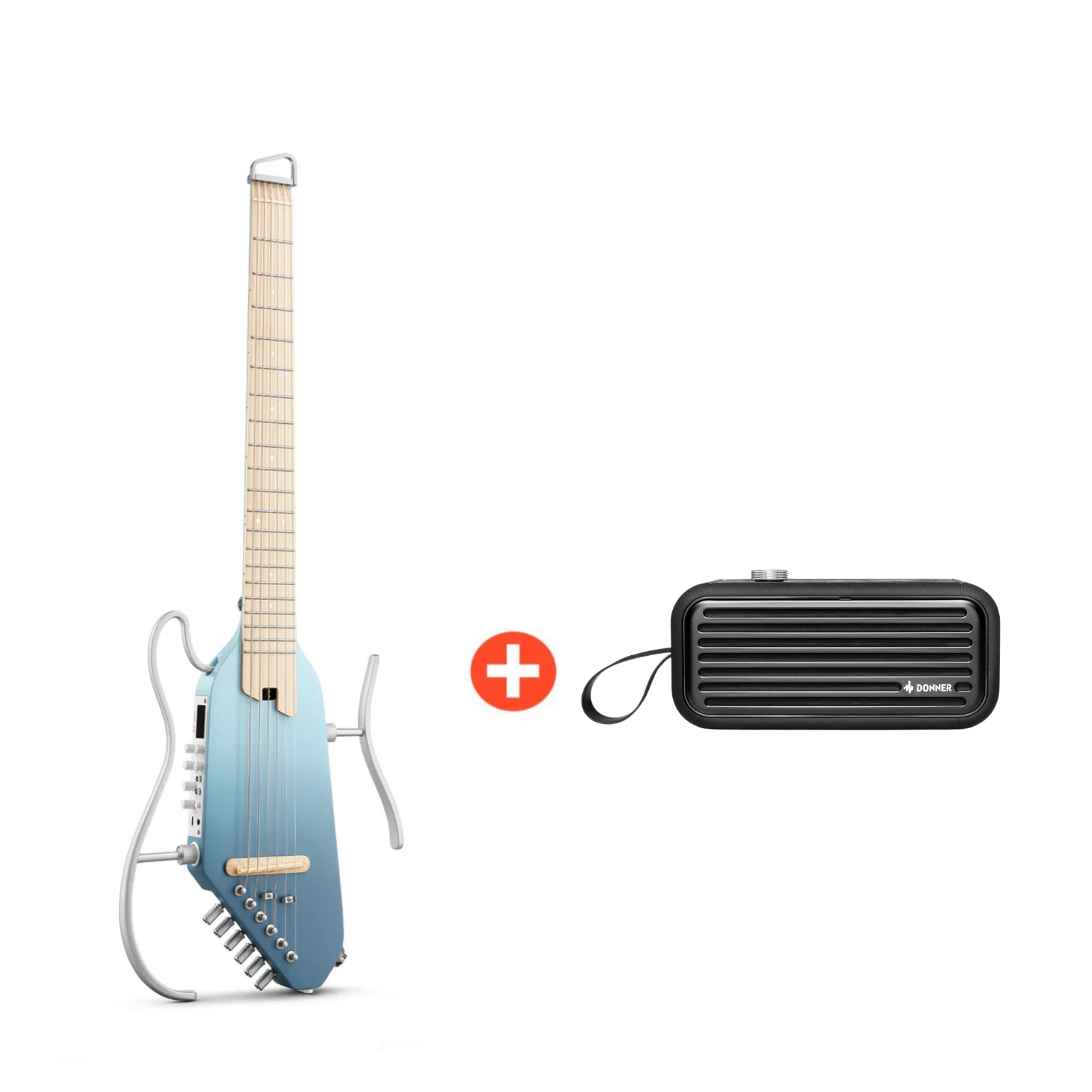 Donner HUSH I PRO Acoustic-Electric Travel Guitar