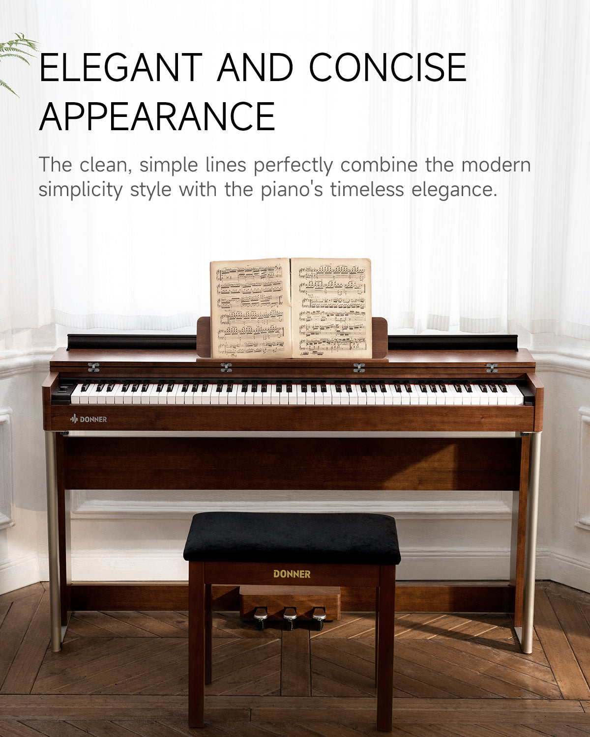 Donner DDP-200 MK2 Upright Digital Piano-Upgrade##