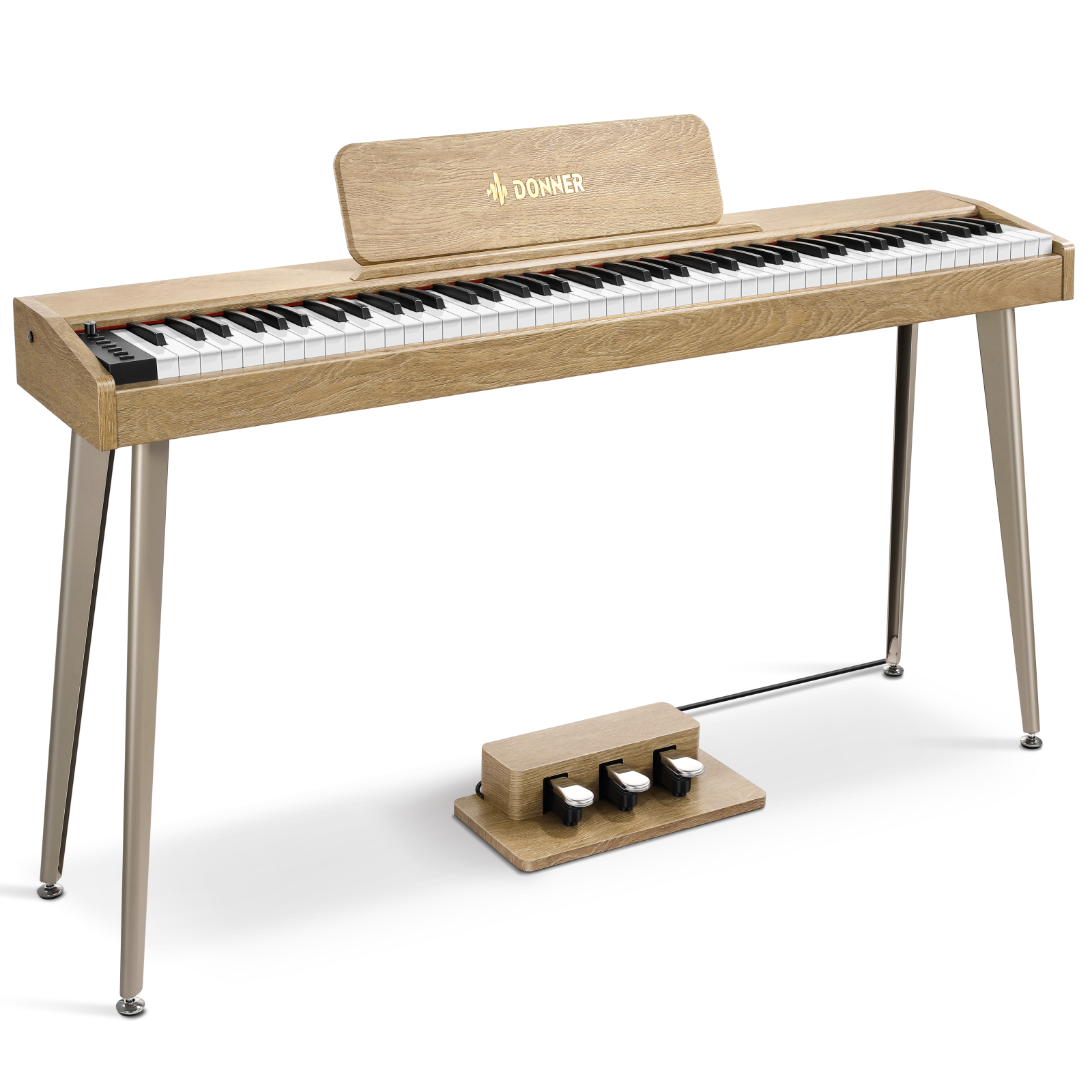 Donner DDP-60 88-Key Semi-Weighted Upright Keyboard Piano + Pedal donnermusic Australia