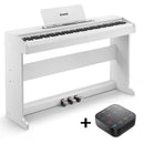 Donner DDP-95 Beginners Digital Piano 88 Key Weighted Upright Digital Piano Multi-functional Piano White