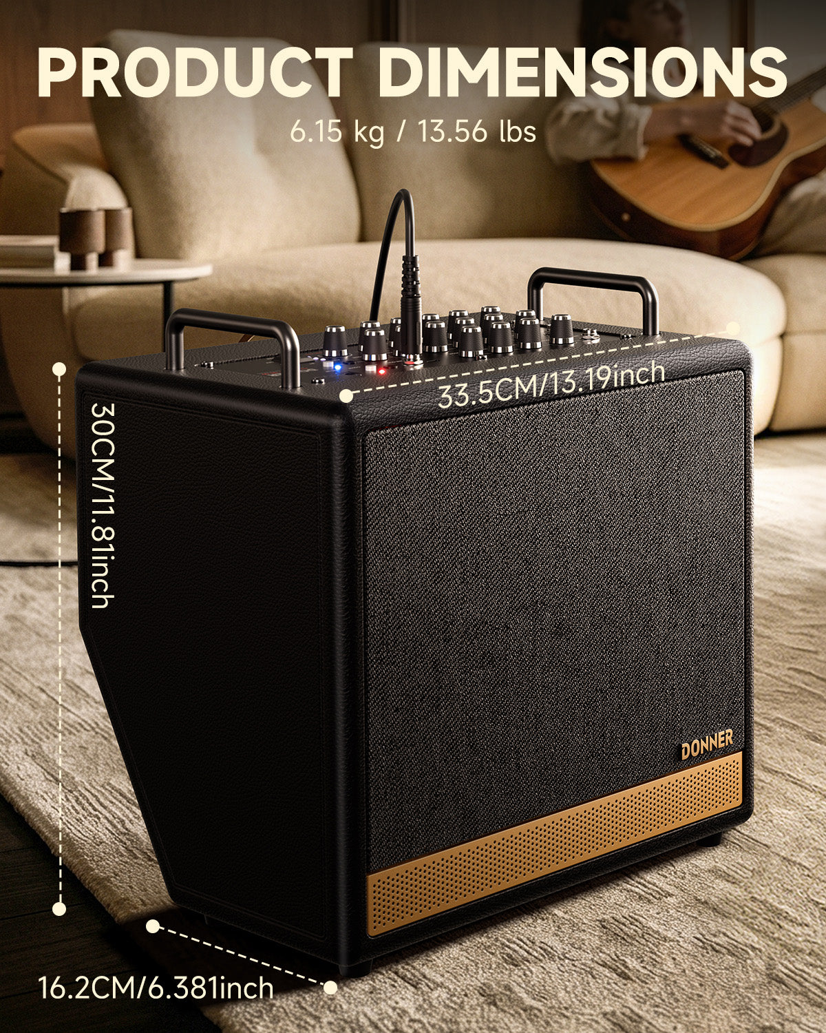 Donner DKA-50 50W Keyboard Amplifier