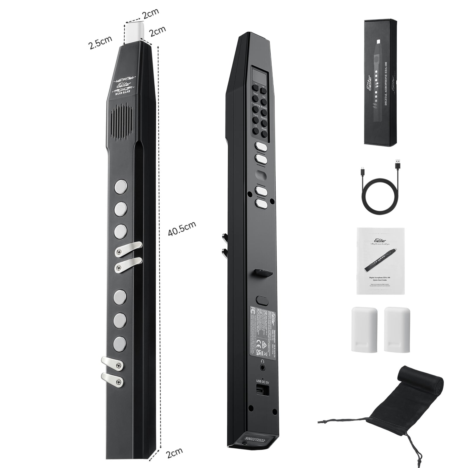 Eastar EDA-100 Digital Aerophone Electronic Blowpipe
