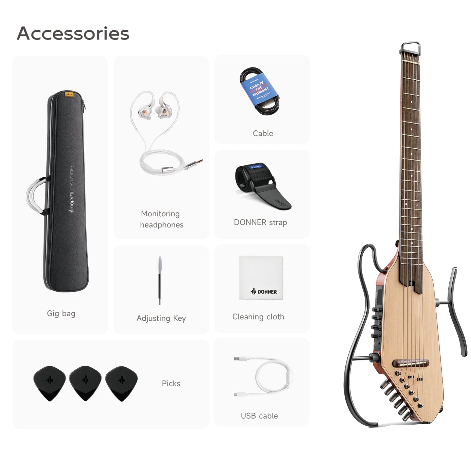 HUSH Guitar Series | Donner Music