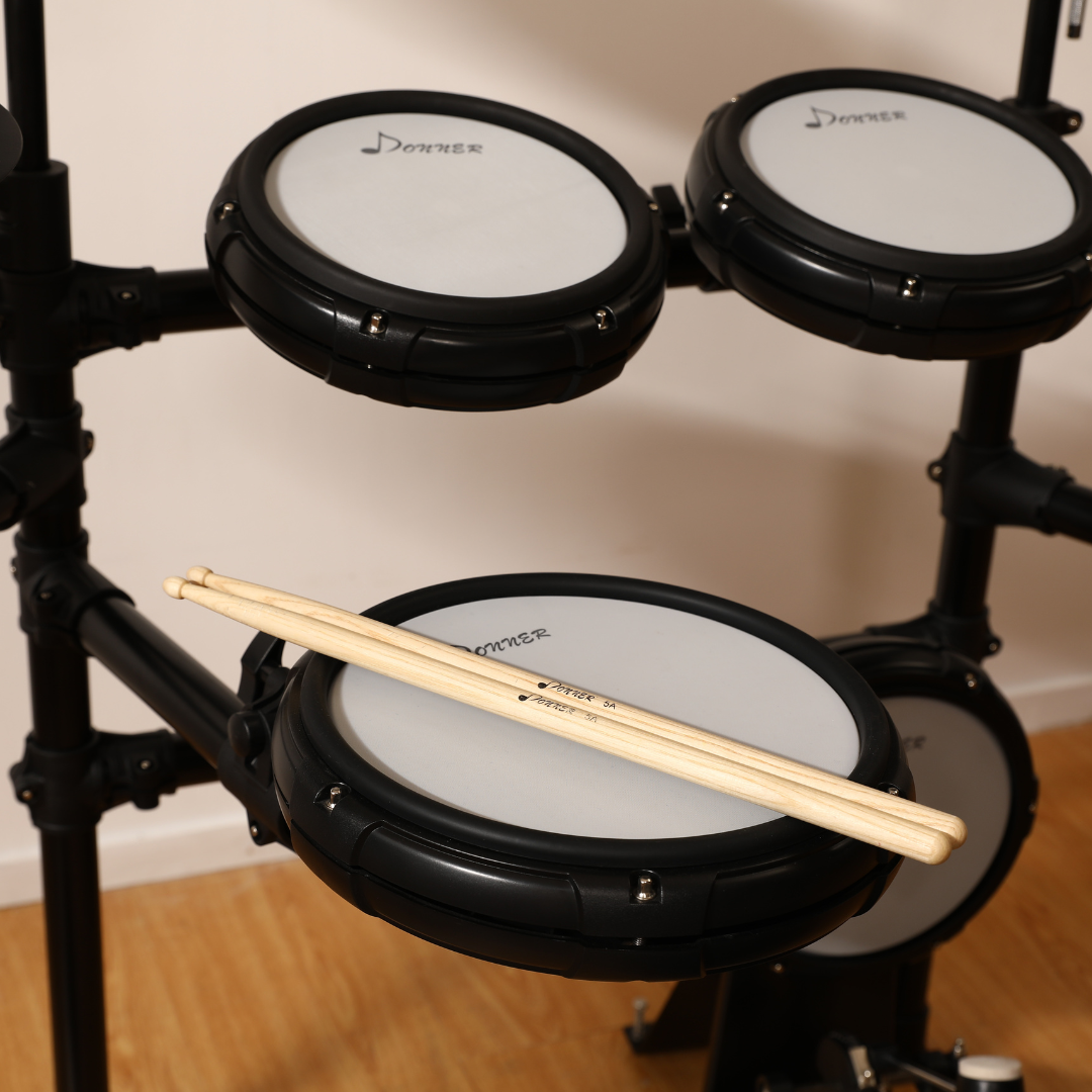 Donner DED-400 Professional Electronic Drum Set Kit with Drum Throne/Drumsticks/Headphones/Audio Cable