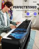 Donner SE-1 88 Key Graded Hammer Action Keys Arranger Keyboard Digital Piano Multifunctional with Stand donner music au