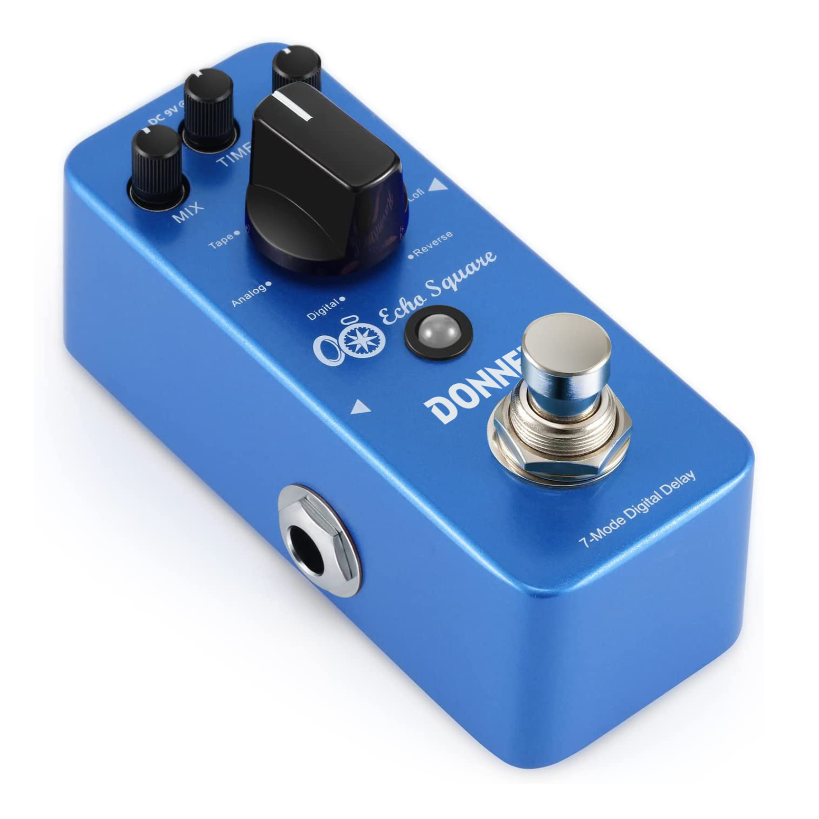 Donner Echo Square Delay Pedal Time Effect with 7 Delay Modes donner music au