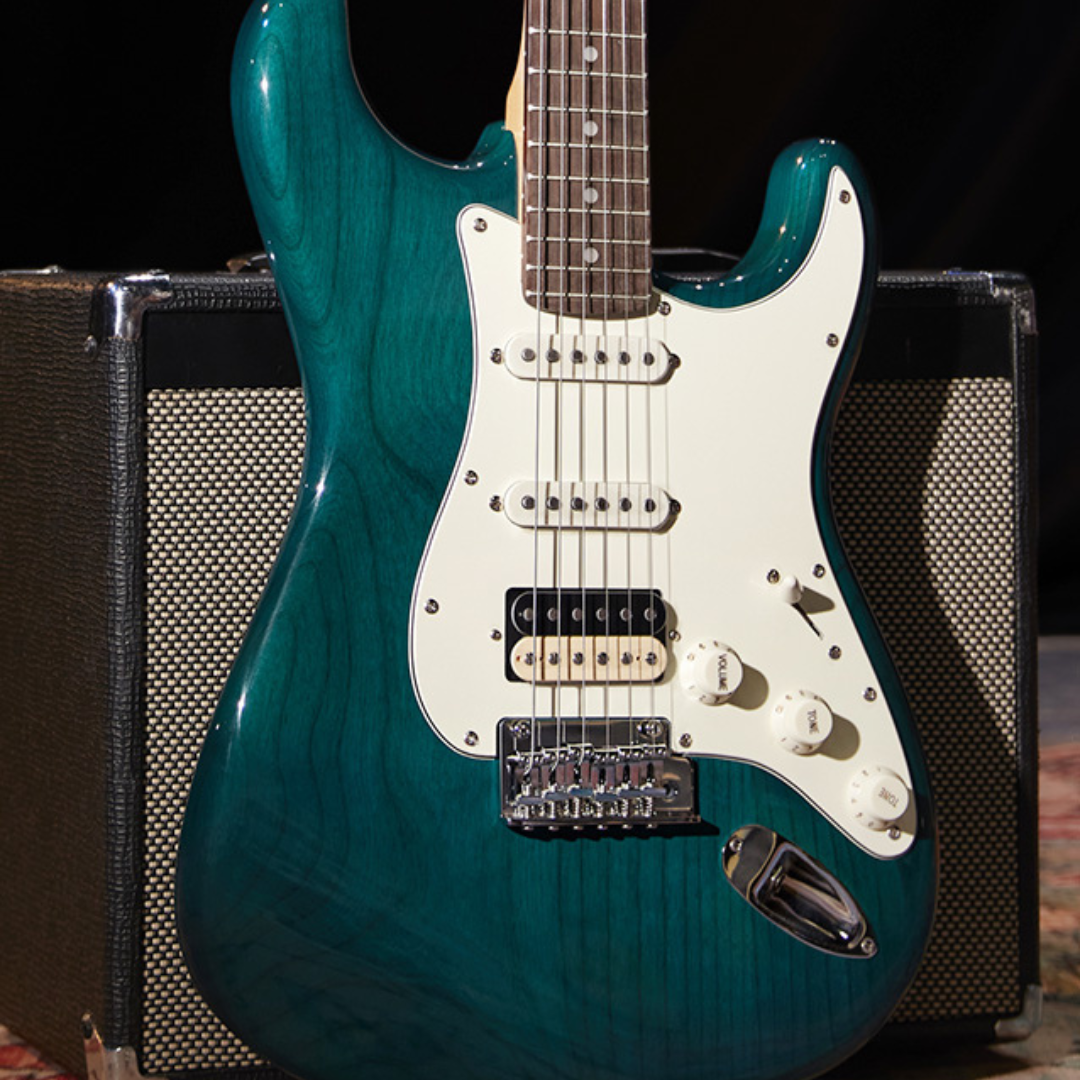 Donner DST-400 Solid Alder Body 2 Point Tremolo HSS Pickups Classic Electric Guitar Kit donner music au