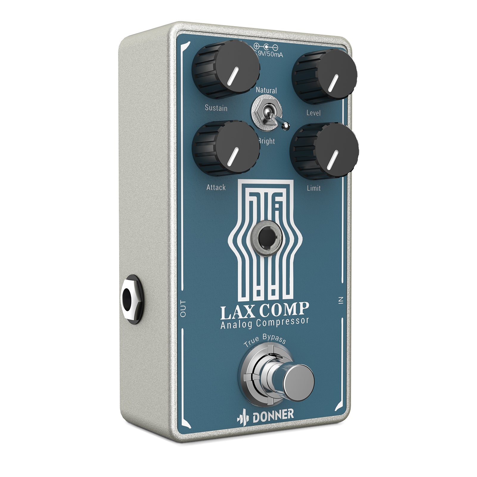 Donner LAX COMP Guitar Pedal true analog compressor pedal-donner music au