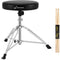 Donner Padded Drum Throne, Round - Donner music-AU