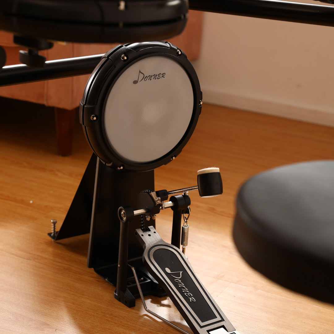 Donner DED-400 Professional Electronic Drum Set Kit with Drum Throne/Drumsticks/Headphones/Audio Cable