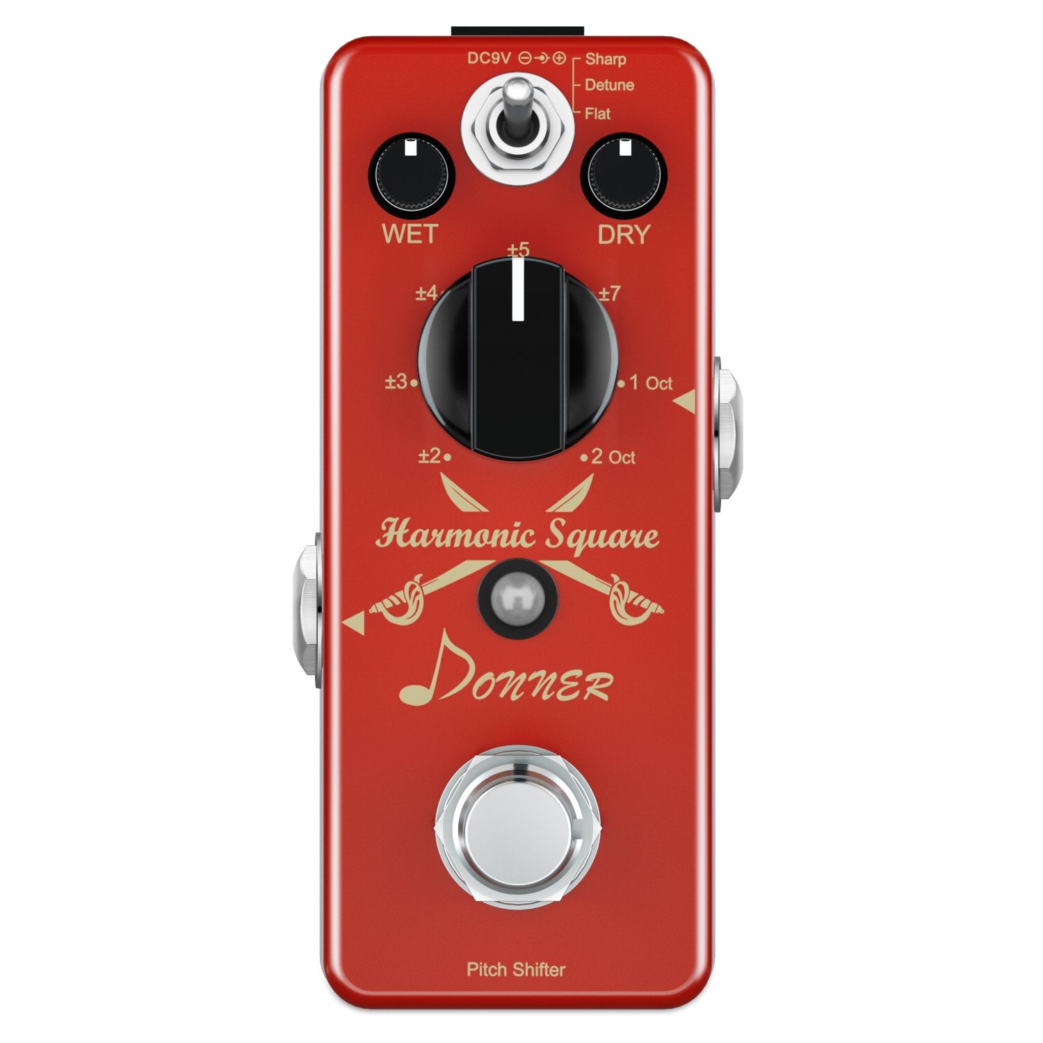 Donner Digital Octave Guitar Effect Pedal Harmonic Square 7 modes - Donner music-AU