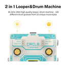 Donner Circle Looper guitar effect w/Time Display and Drum Machine - donner music au