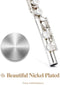 Eastar EFL-1 Closed Hole C Flutes 16 Key Nickel Beginner Flute Set With Carrying Case - Donner music-AU