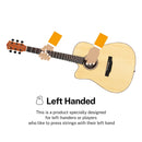 Donner DAG-1CL Cutaway 41-Inch Full-Size  Acoustic Guitar Beginner Kit, Left Handed,  Natural Finish - Donner music-AUDonner DAG-1CL Cutaway 41-Inch Full-Size Acoustic Guitar Beginner Kit Left Handed, Natural Finish