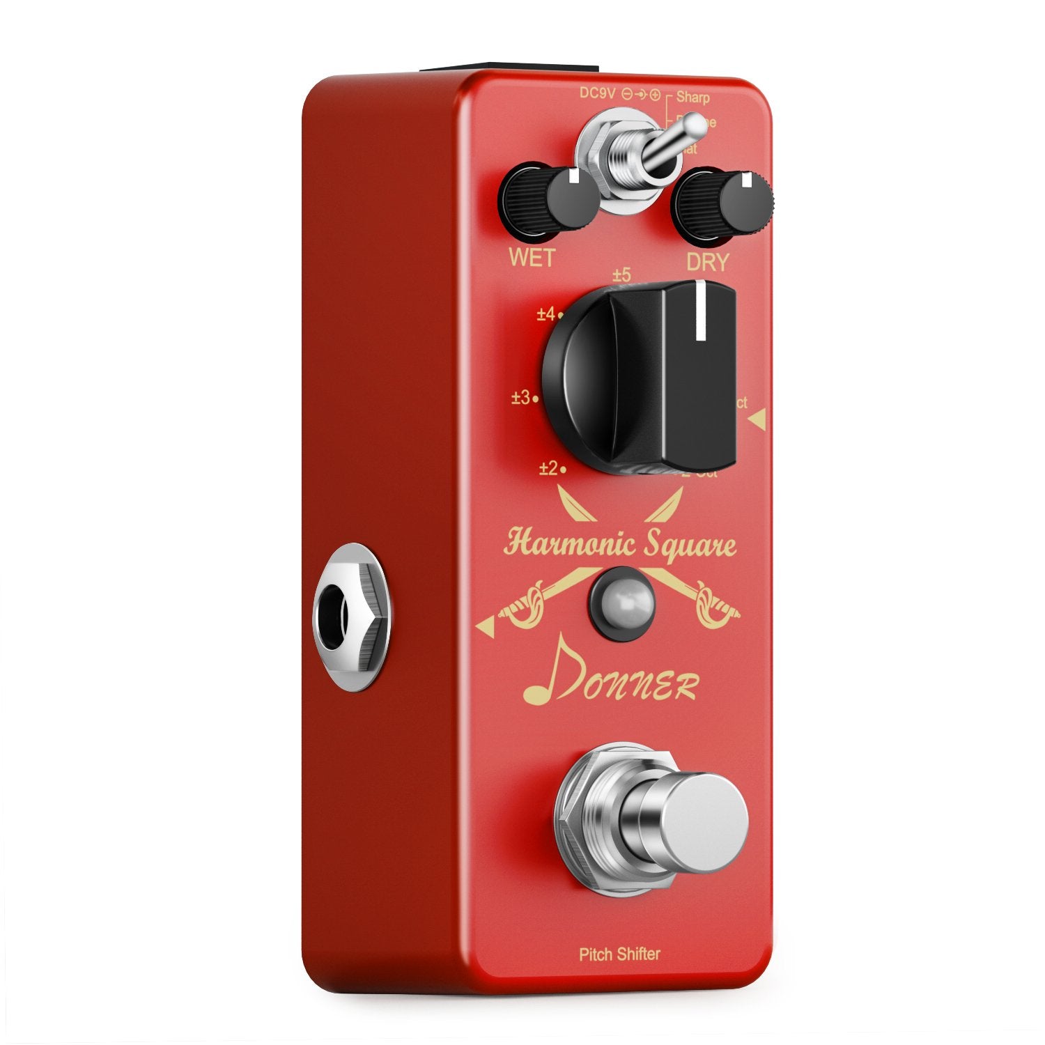 Donner Harmonic Square ピッチシフター Donner Octave Guitar Pedal, Harmonic Square Digital Octave