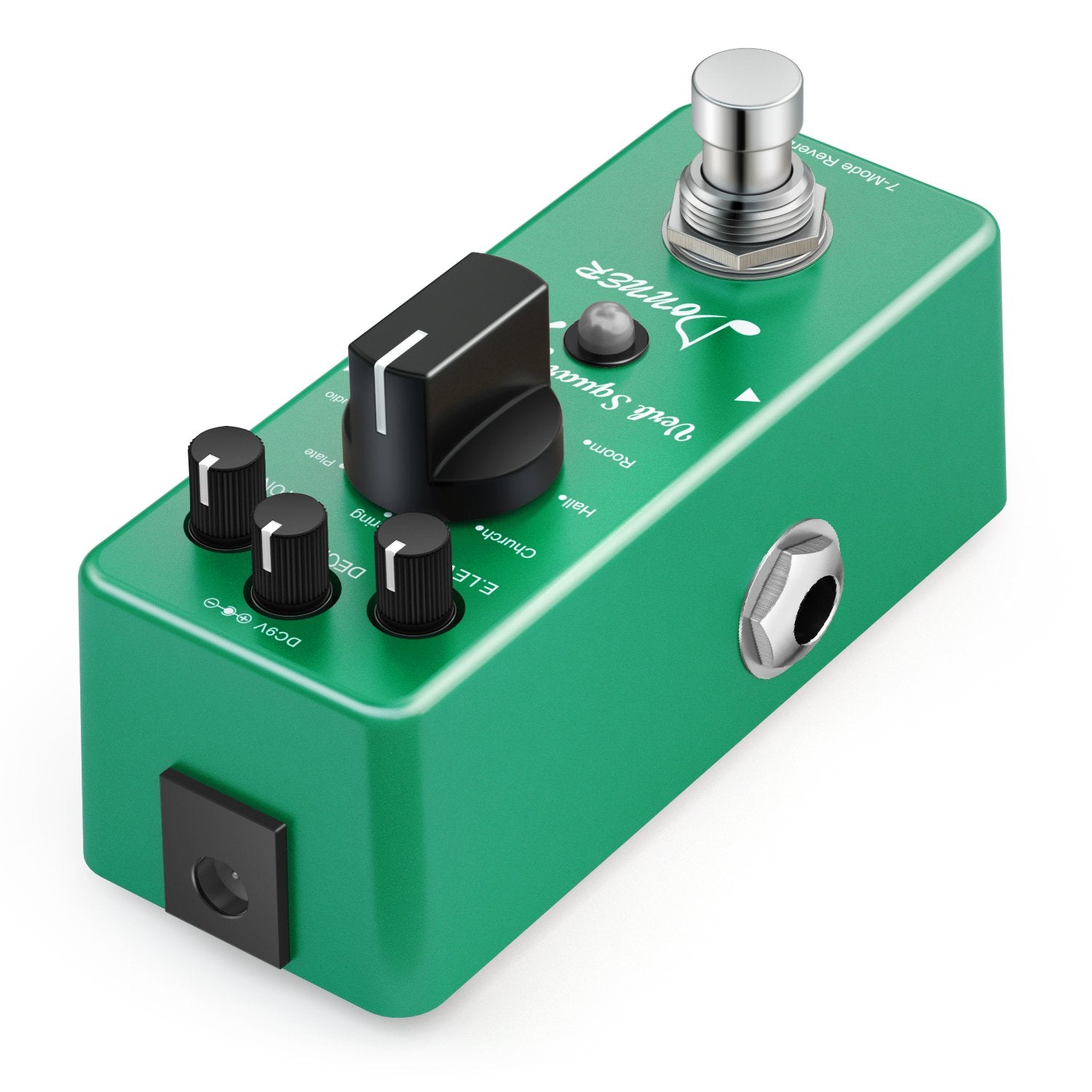 donner reverb guitar pedal Donner Verb Square Reverb Pedal Time Effect with 7 Reverb Modes