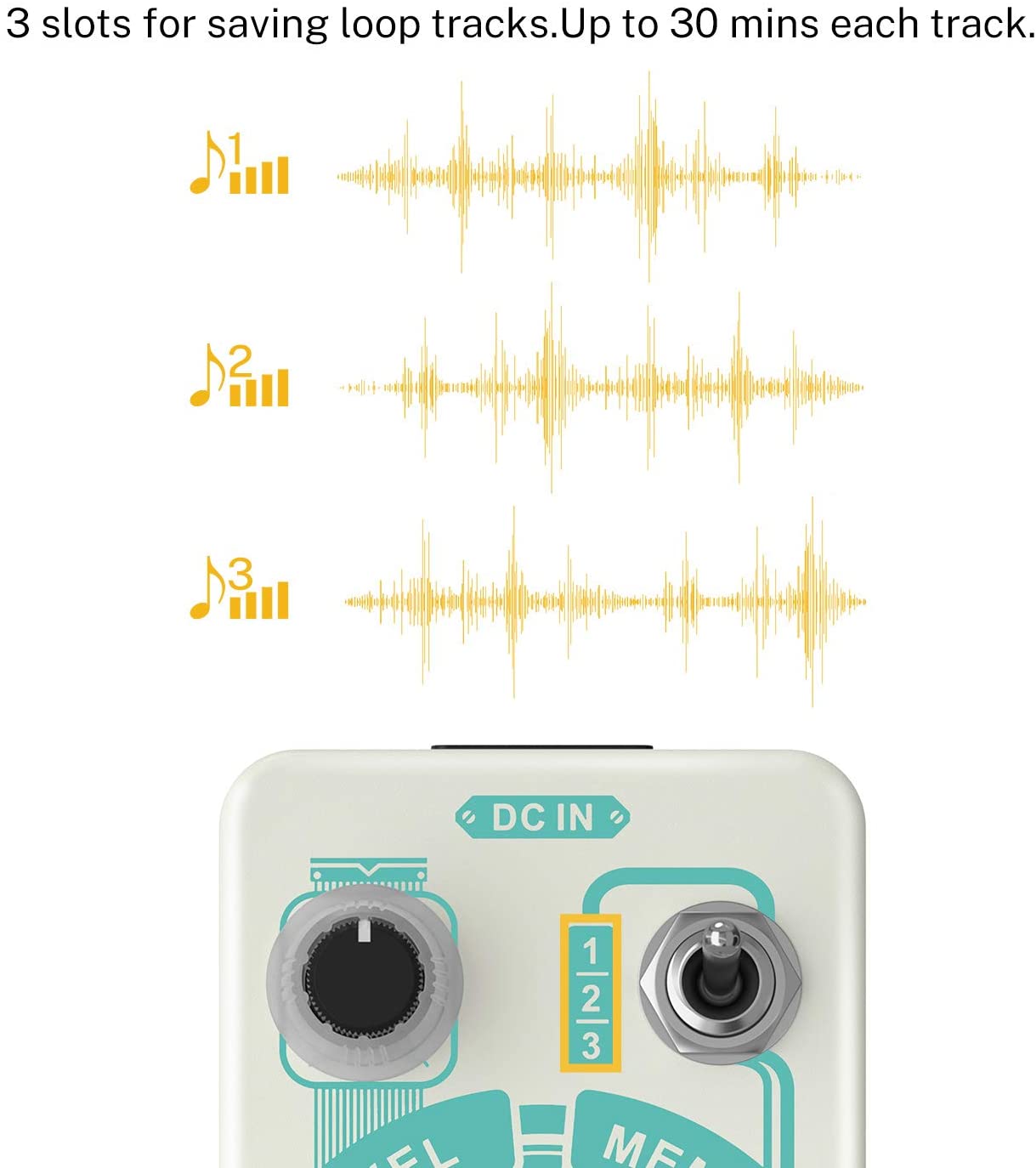 Donner Triple Looper Guitar Pedal - donner music Australia