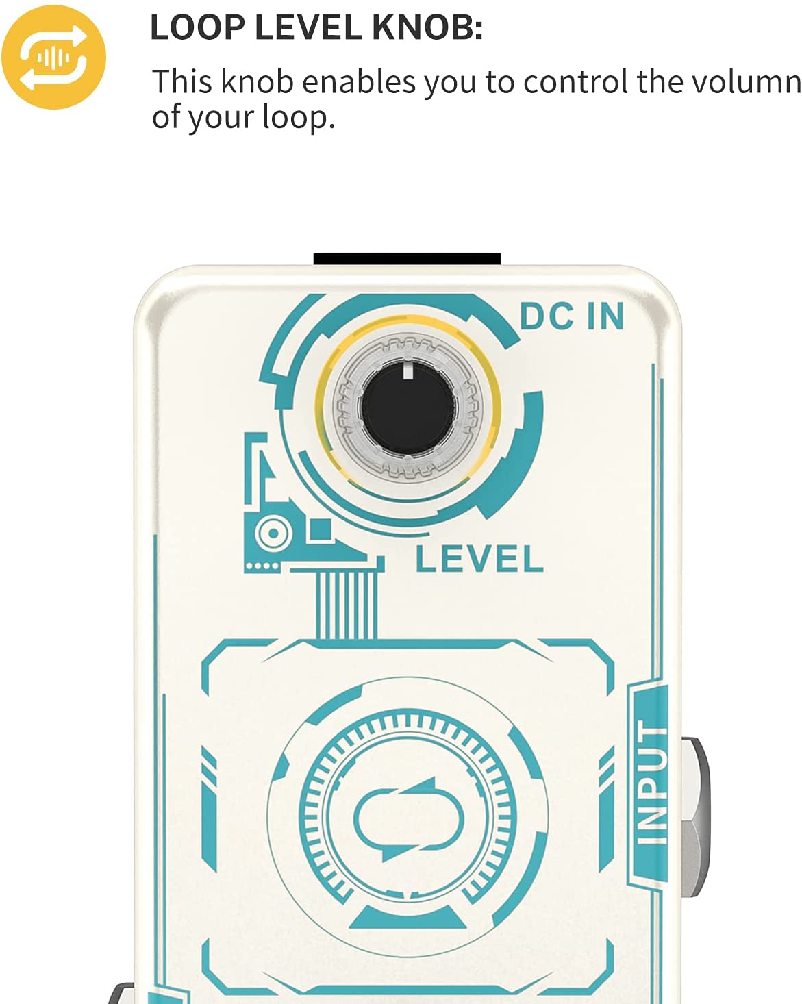 Donner ONE Looper Loop Pedal 30 minutes of Loop Unlimited Overdubs donner music Australia