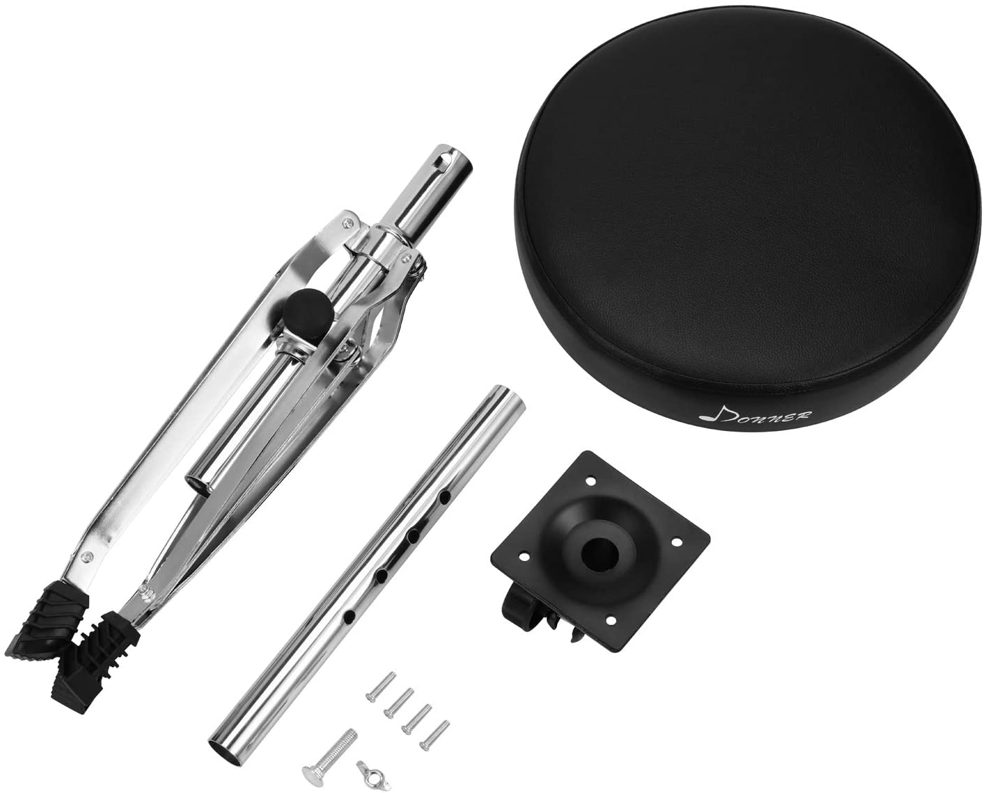 Donner Padded Drum Throne, Round - Donner music-AU