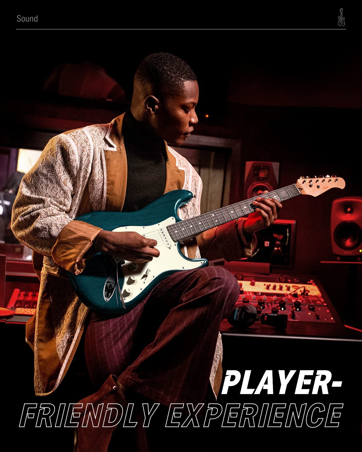 Donner DST-400 Solid Alder Body 2 Point Tremolo HSS Pickups Classic Electric Guitar Kit donner music au