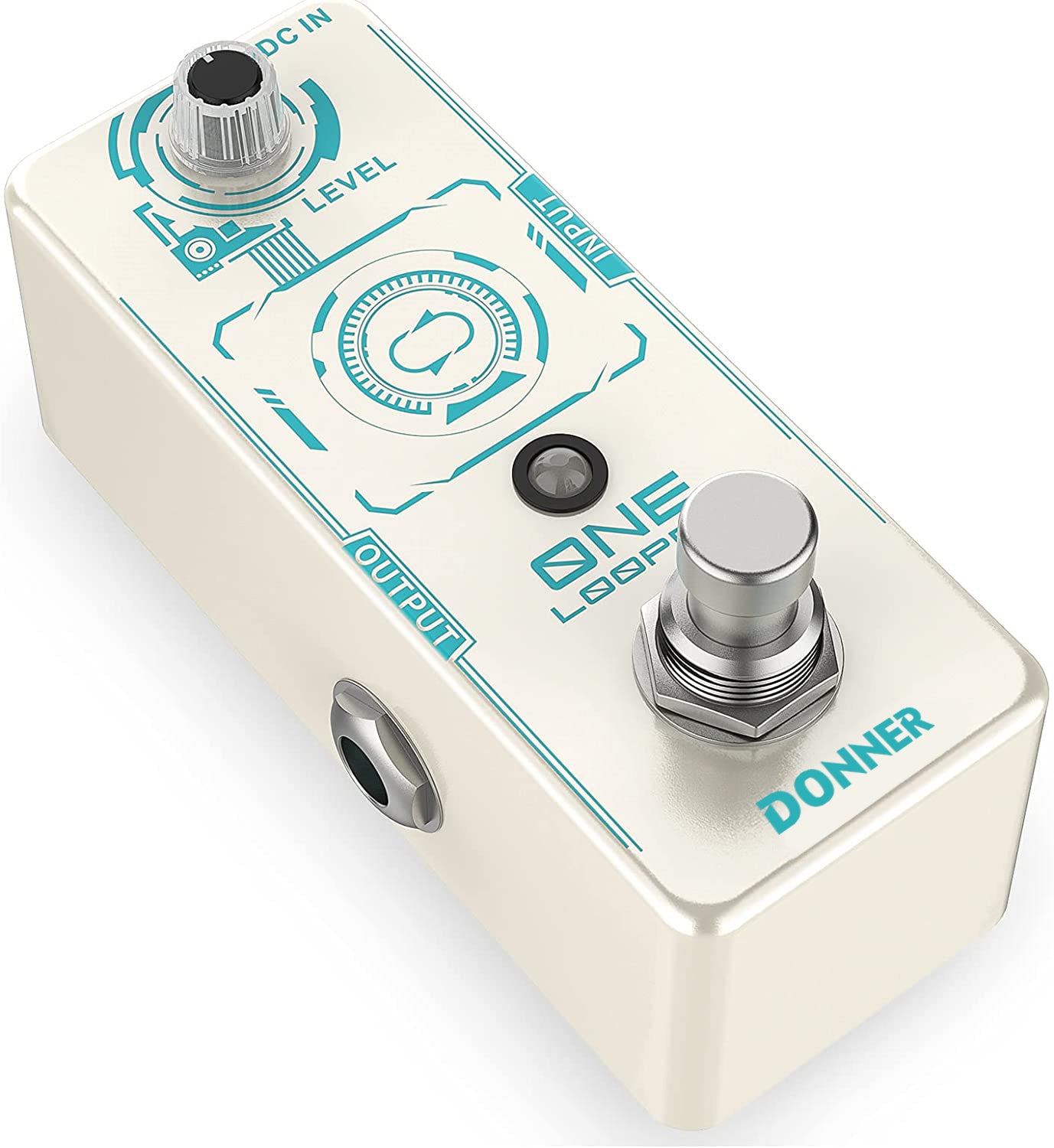 Donner ONE Looper Loop Pedal 30 minutes of Loop Unlimited Overdubs donner music Australia