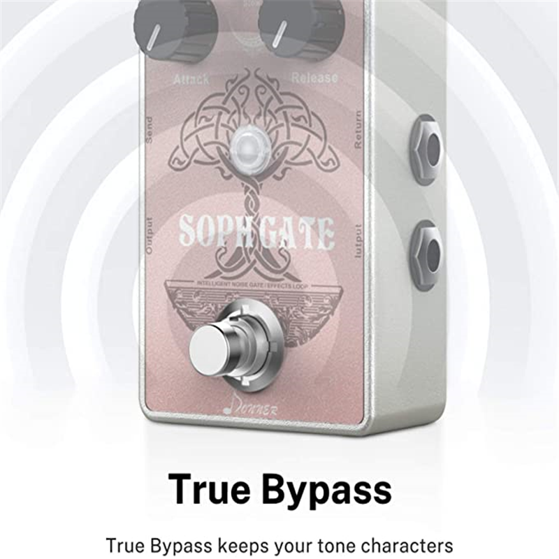 Donner Soph Gate Intelligent Noise Gate Effects Loop Pedal Donner