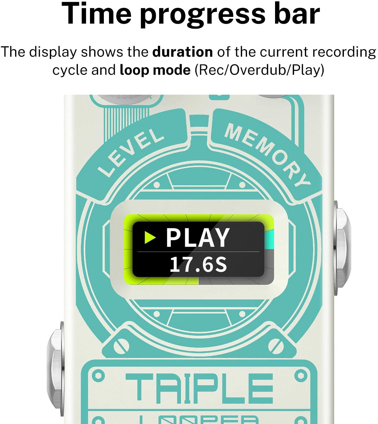 Donner Triple Looper Guitar Pedal - donner music Australia