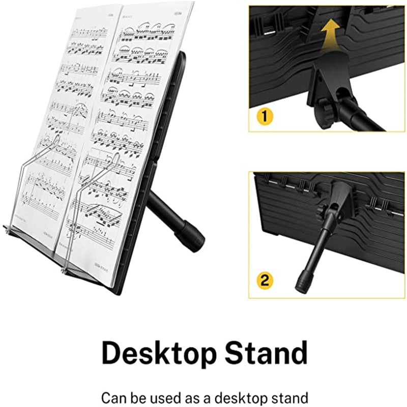 Donner DMS-1 Sheet Music Stand Folding Travel Metal Music Stand With Carrying Bag - Donner music-AU