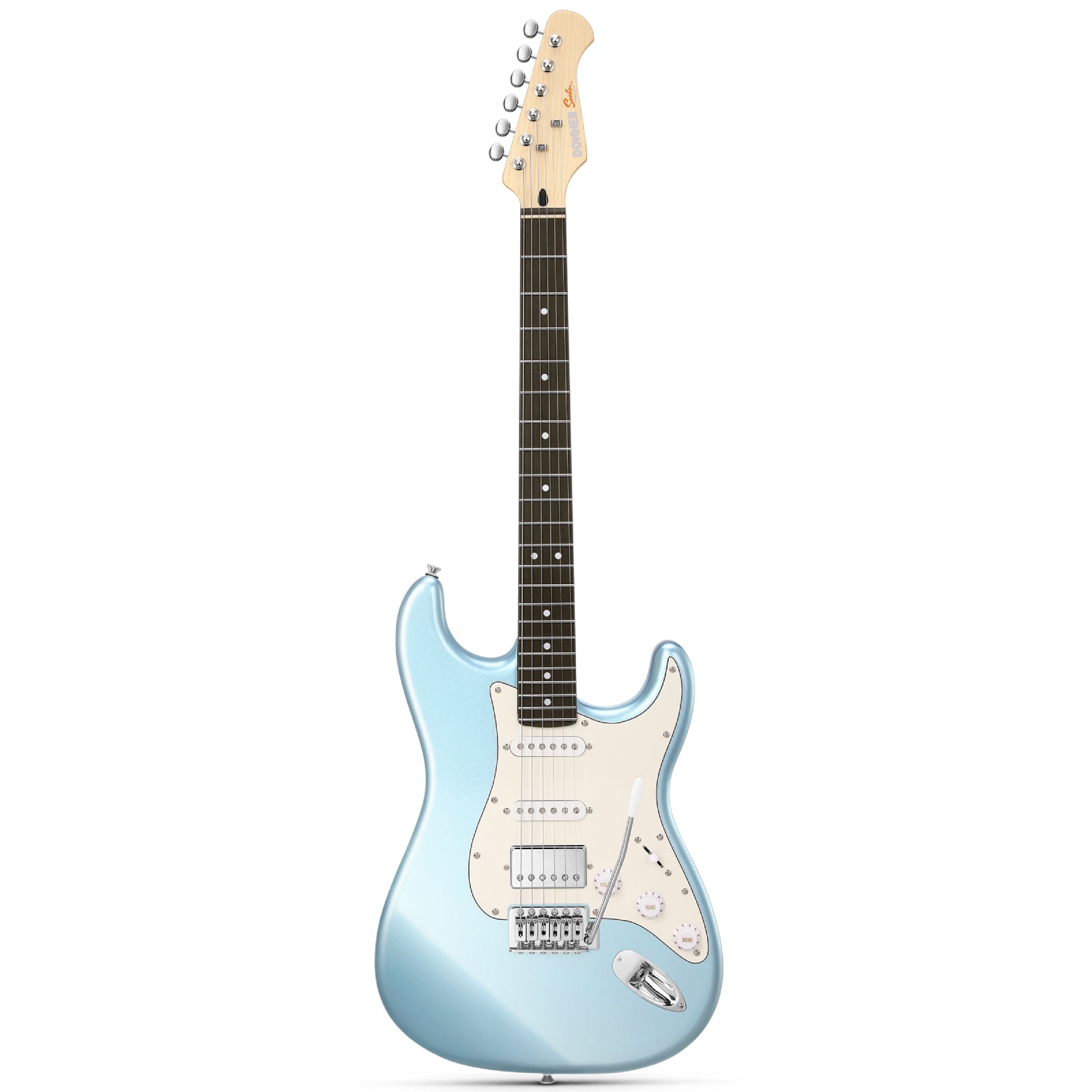 Donner / Stratocaster ギター DST-152 綺麗 DST-152 初心者エレキギターセットコイルタップ 6点トレモロ