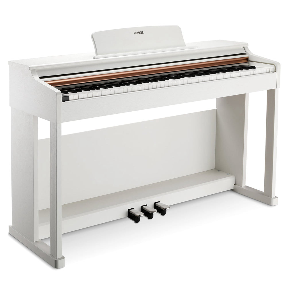 Donner DDP-100 Fully Weighted Upright Digital Piano White