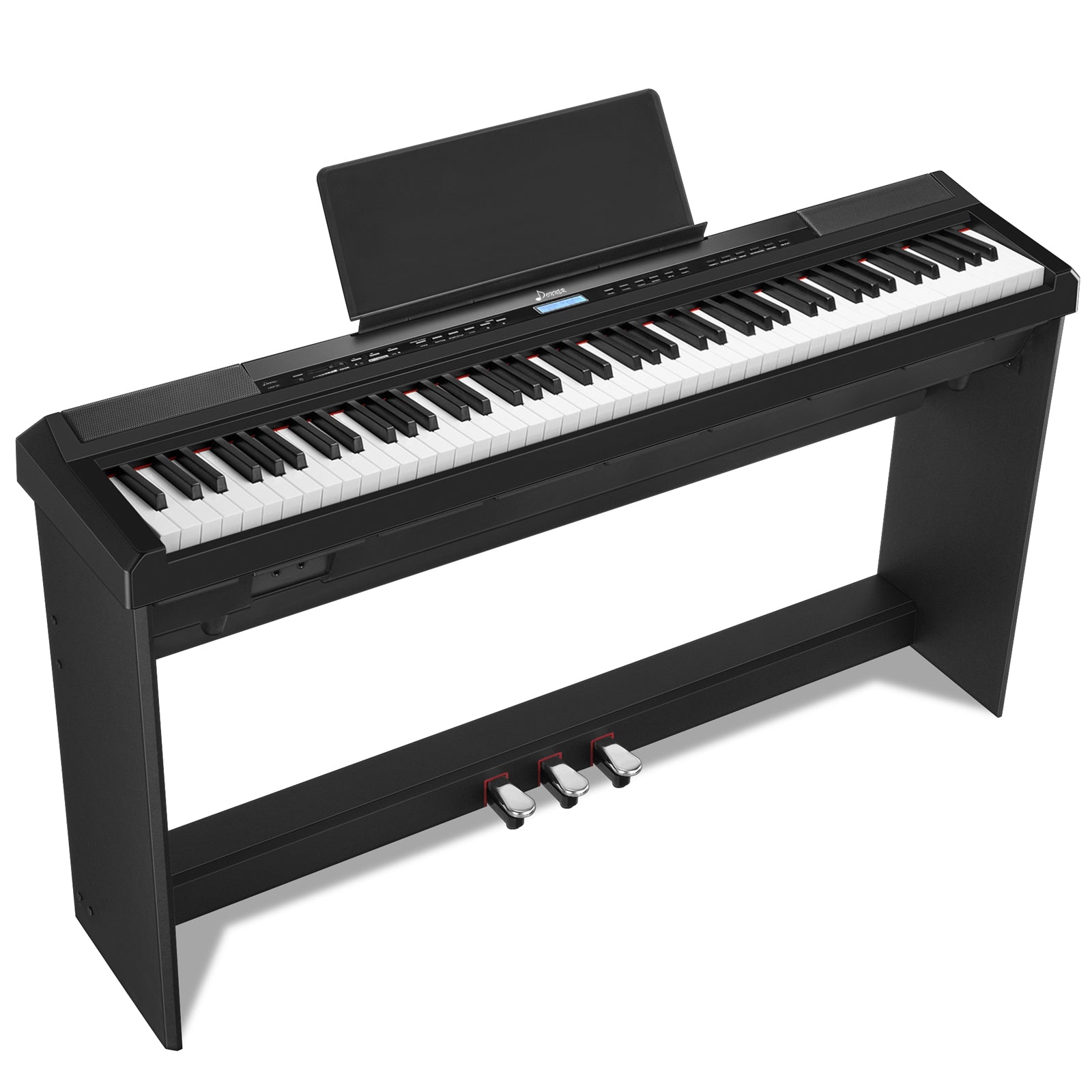 Donner DEP-20 Portable Keyboard Piano 88-Key Weighted with Stand donner music